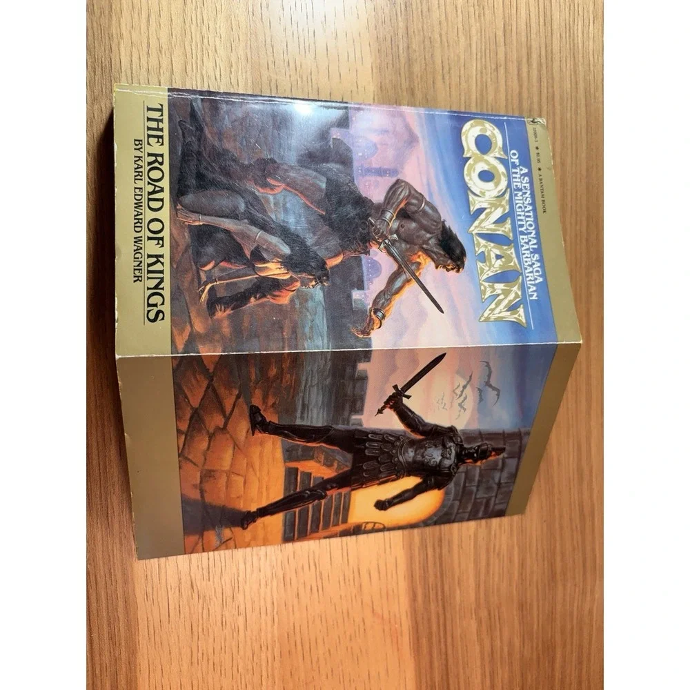 Conan: The Road of Kings - Karl Edward Wagner, 1980 sc, Bantam, fold-out cover